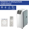 FISHER FPR-141DE4-R  Mobil klímaberendezés  4,0 kW ,Hősziv, R290, infra távirányítóval