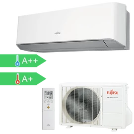 FUJITSU ASYG14LMCE/AOYG14LMCE (kültéri + beltéri egység) Oldalfali split klíma 4,0 kW, Hősziv.Inverter,R410A