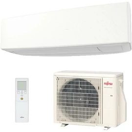 FUJITSU AIRSTAGE ASEG09KETF/AOEG09KETA (kültéri + beltéri egység) Oldalfali split klíma (Fehér), WIFI 2.5 kW Hősz. Inver. R32