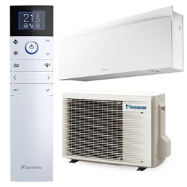 Daikin Emura fehér FTXJ20AW/RXJ20A (kültéri + beltéri egység) Oldalfali split klíma 2,0 kW, Hősz, Inverter, R32, WIFI