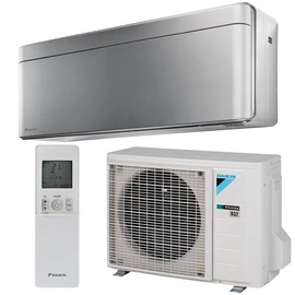 Daikin Stylish FTXA25BS/RXA25A (kültéri + beltéri egység) Oldalfali split klíma 2,0 kW, Hősz, Inverter, R32, WIFI