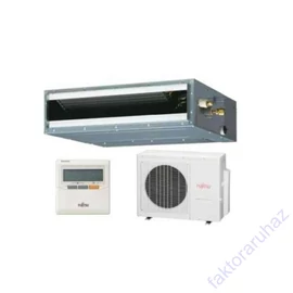 FUJITSU ARXG09KLLAP/AOYG09KATA (kültéri+beltéri egység+UTY-RVNYM vezetékes szabályzó) Légcsatornás split klíma ECO sorozat 2,5 kW, Hősziv, invert, R32