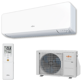 FUJITSU ASYG14KGTE/AOYG14KGCA (kültéri + beltéri egység) Oldalfali split klíma 4,2 kW Hősz. Inver. R32