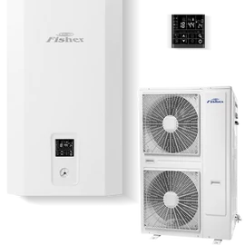 FISHER e-HeatR FHF-WHS-161CE3-3F-Version B Levegő-víz hőszivattyú, 16 kW, R32, 400V, WIFI  (hidraulikus egység+kültéri egység)