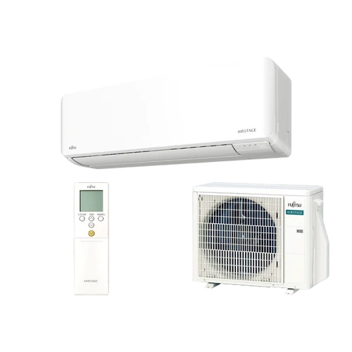 FUJITSU AIRSTAGE ASEG24KMTE/AOEG24KMTA (kültéri + beltéri egység) Oldalfali split klíma 7,1 kW Hősz. Inver. R32