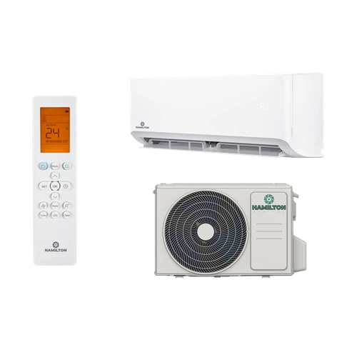 HAMILTON Digital HAWI-120A / HAOI-120A (beltéri +kültéri egység) Oldalfali split klíma  3,5 kW, Hősziv,Inverteres, R32, WIFI