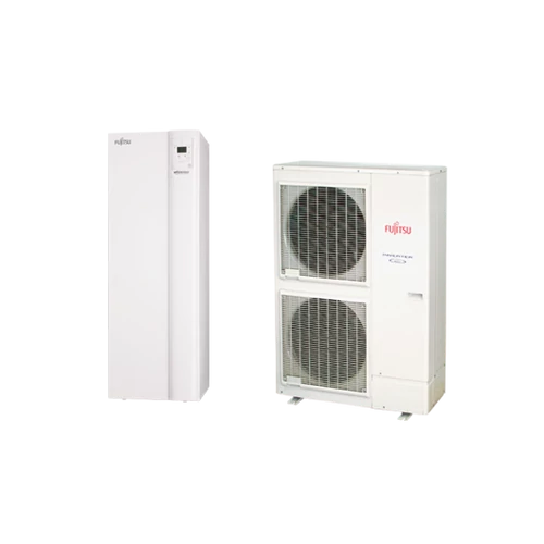 Fujitsu Waterstage HPDUO 11/3F (WGYK160DG9 / WOYK112LCTA) levegő-víz hőszivattyú 10.8 kW